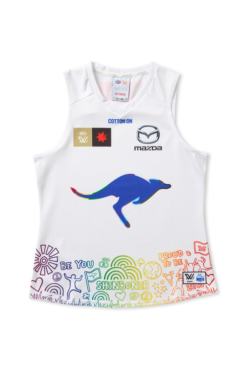 Kangaroos 2025 AFLW Pride Guernsey - Womens