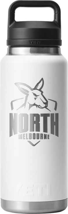 Kangaroos YETI 1L Chug Bottle - White