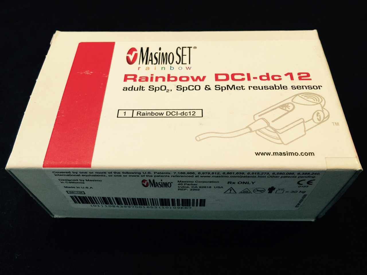 Masimo 2202 Rainbow DCI dc12 - Sensor Medic LLC