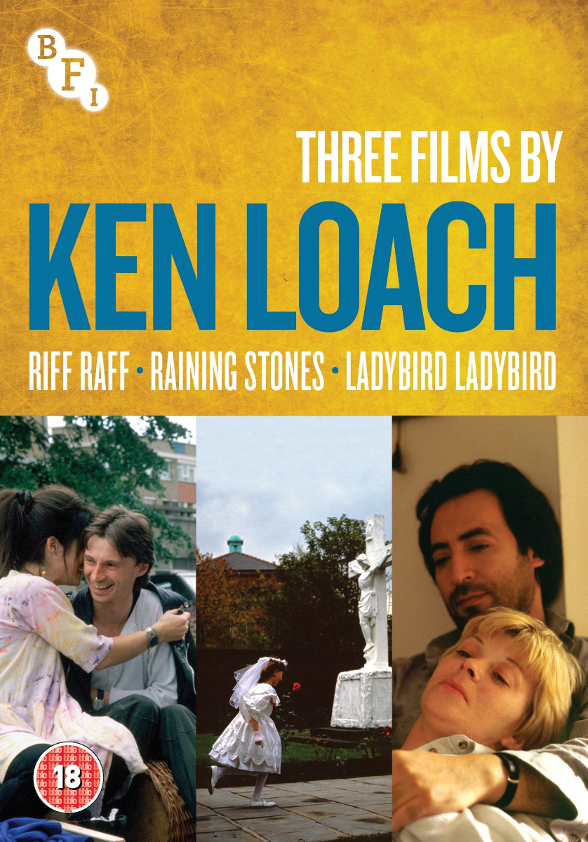 Three films by Ken Loach: Riff Raff, Raining Stones, Ladybird