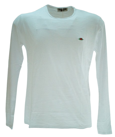 T-shirt Rose Manica Lunga