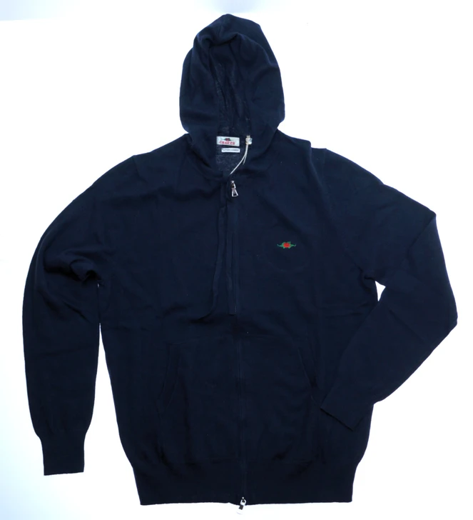 Maglia Zip Cappuccio Misto Cashmere