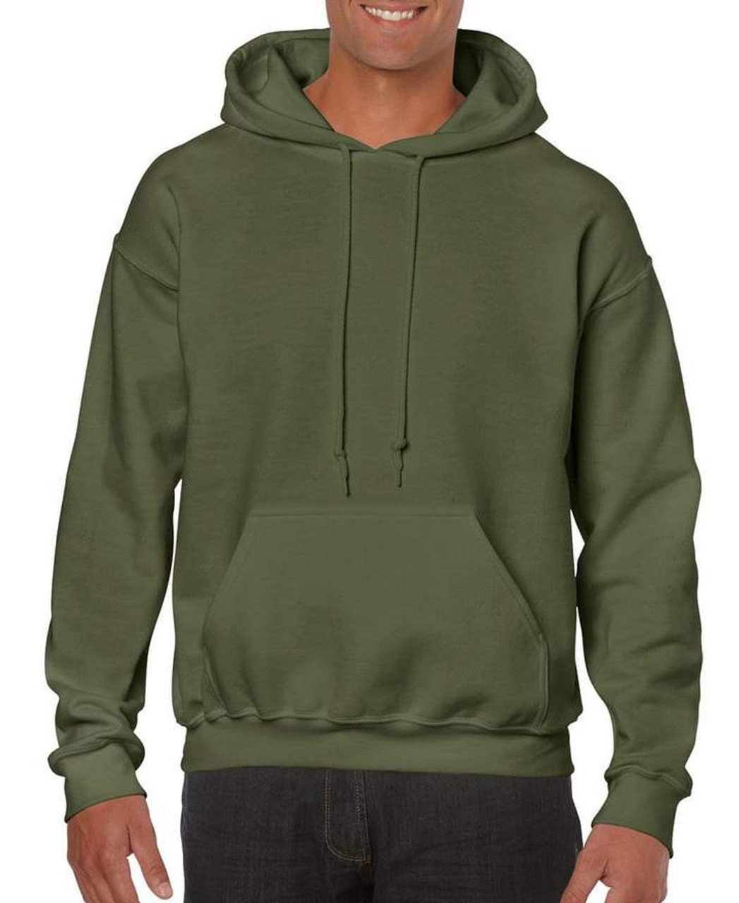 Gildan 18000 - Classic Fit Adult Crewneck Sweatshirt Heavy Blend - First  Quality - Forest Green - X-Large