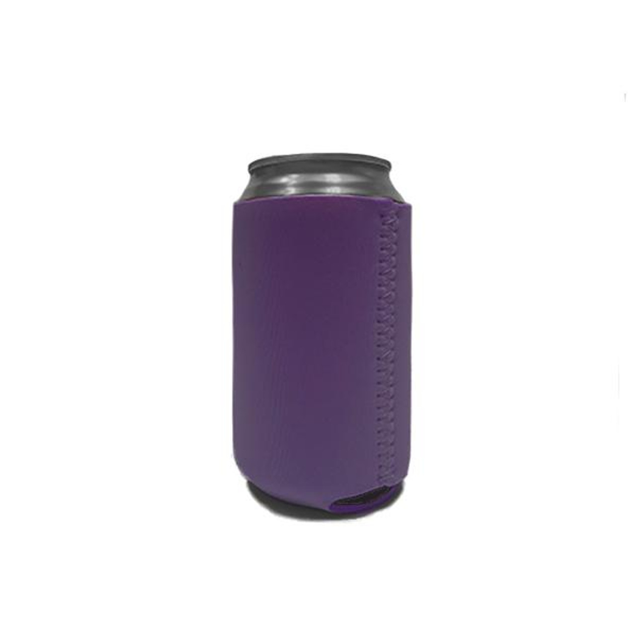 Blank Neoprene Beer Bottle Coolie (4 Pack, Purple)