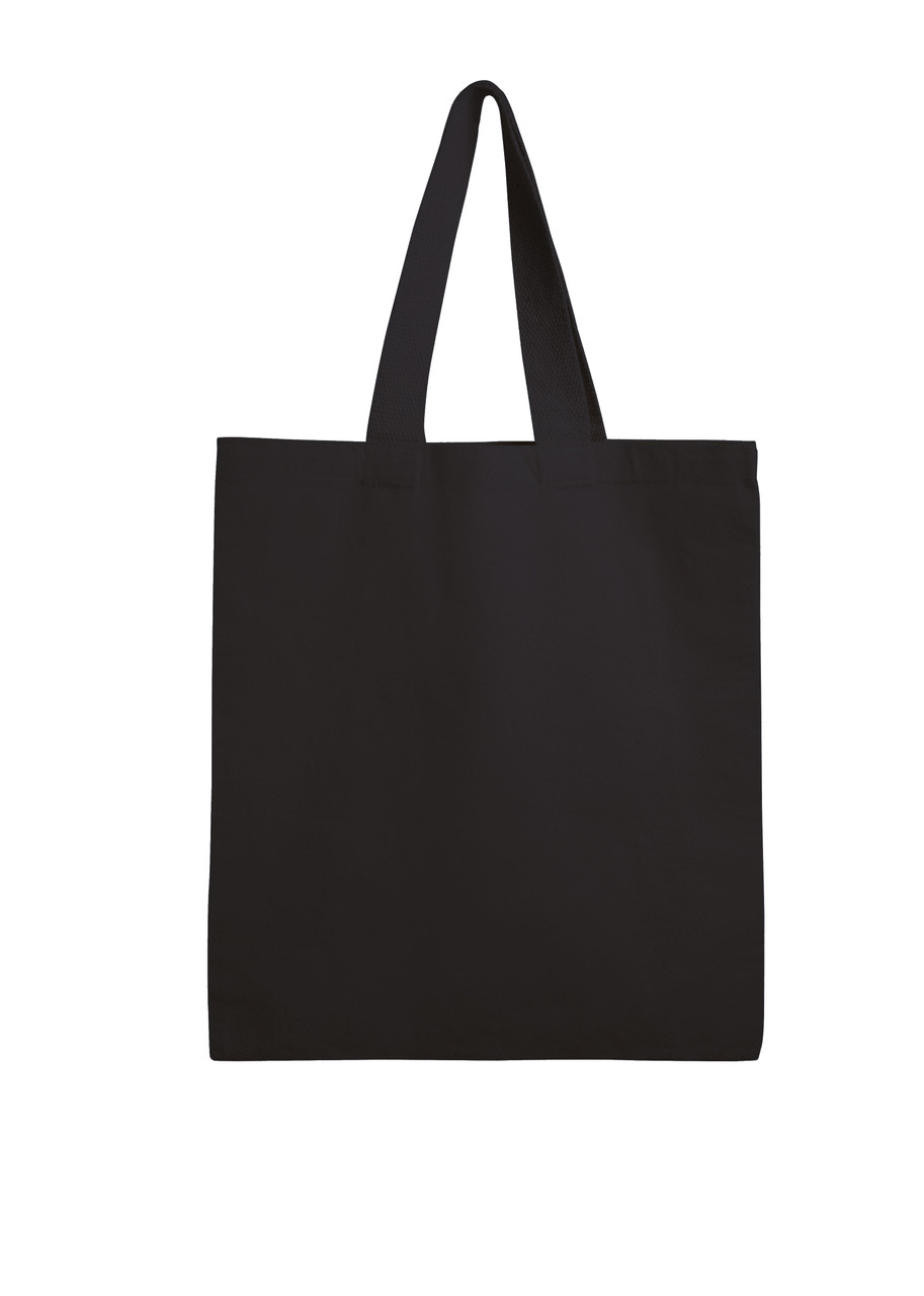 Sublimation Tote Bag white with Black Handles, 100% Polyester, 16wx16 H, 1  each