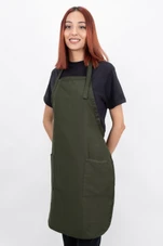 Laviva Sports™ Full Length Apron with 2 Patch Pockets