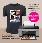 Laviva Sublimation / Inkjet Home Printable Vinyl  Dark