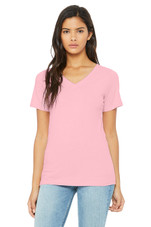 BELLA 6405 WOMEN'S RELAXED SHORT SLEEVE V-NECK TEE