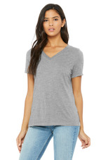 BELLA 6405 WOMEN'S RELAXED SHORT SLEEVE V-NECK TEE