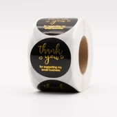 Round "Thank You" Labels