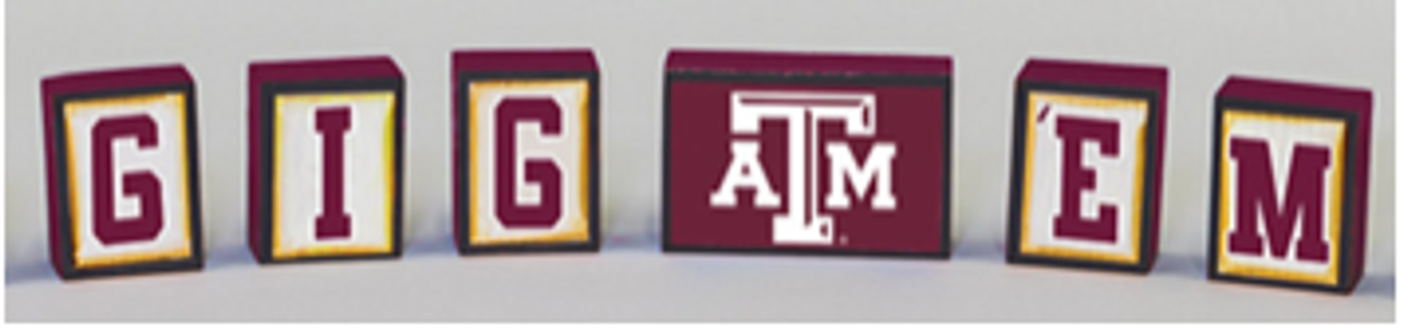 Gig'em/Fans Door Hanger - Hullabaloo Ave