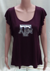 W/P Flutter Sleeve Top ATM