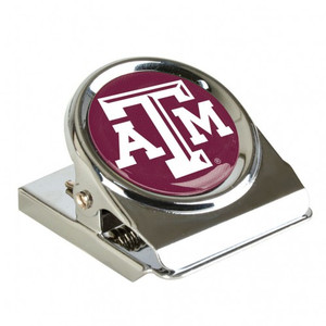Texas A&M clip magnet.