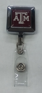 Square ATM logo badge reel with 36" retractable cord with sturdy clip.

Measures: 1.25" wide