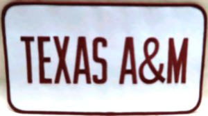 Texas A&M Large Morale Patch