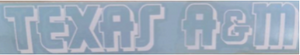 Decal-TX A&M Stacked