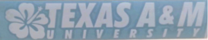 Decal-Hibiscus TX A&M