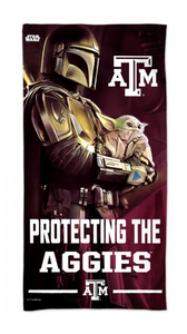 MANDALORIAN SPECTRA BEACH TOWEL 30" X 60" MANDALORIAN SPECTRA BEACH TOWEL 30" X 60"