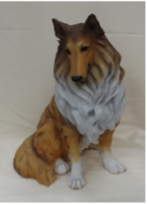 *RARE* Let the First Lady of Aggieland grace your home, garden, or man cave with style and beauty.

Collectible porcelain Reveille statue.

14" tall