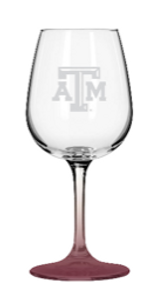 12OZ NCAA/TEXAS AM WINE GLS OS 12OZ NCAA/TEXAS AM WINE GLS OS