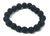 Large ball bead bracelet in Black