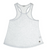 Racerback Burnout Tank-WHT