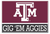  Gig’em Aggies Magnet