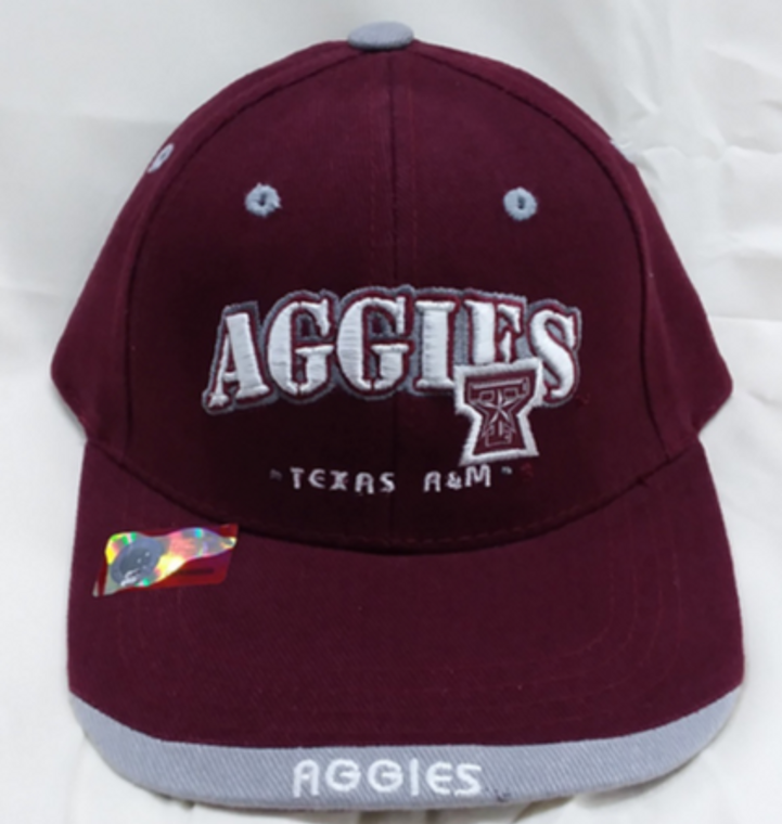 Youth Aggies/T-Star Brim Hat-MRN