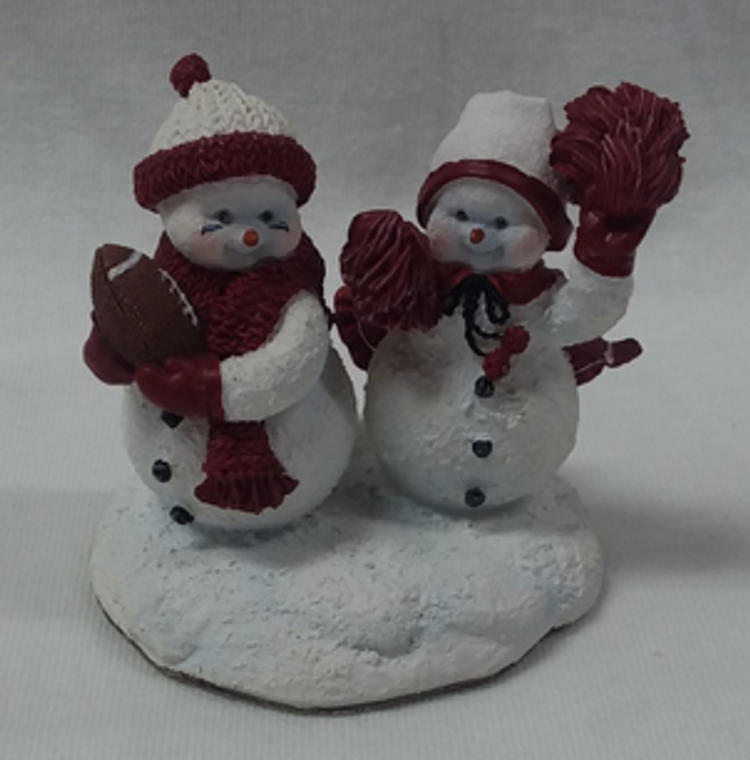 Ridgewood Collectibles brings you Henry & Alice, Texas A&M snowmen who are waiting to grace your mantel, shelf, or desk.