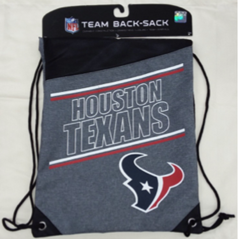 Houston Texans Drawstring Backpack-GRY