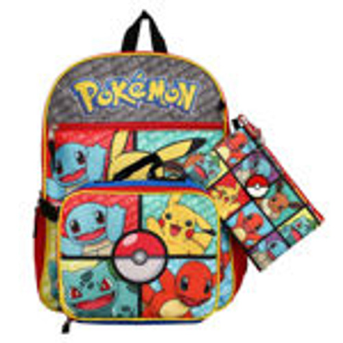 5 piece Pokemon Backpack Set