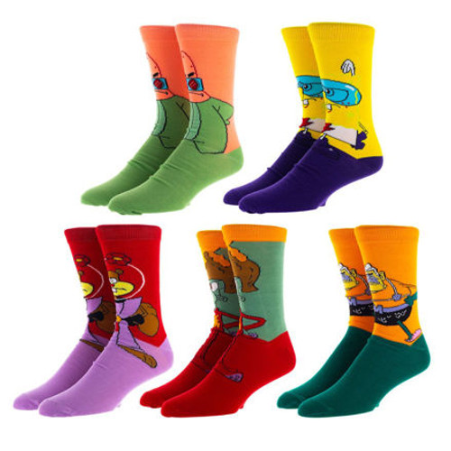 Sponge Bob Crew Socks