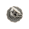 BLACK ROSE CUP AND SAUCER