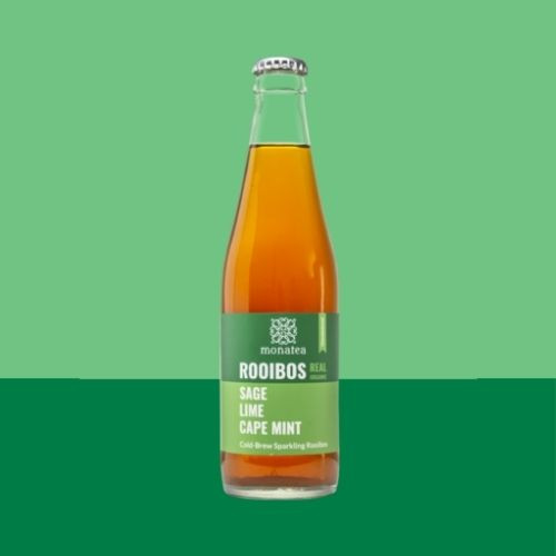 Organic Sage, Lime & Cape Mint Lightly Sweetened - Cold-Brew Sparkling Rooibos 330ml