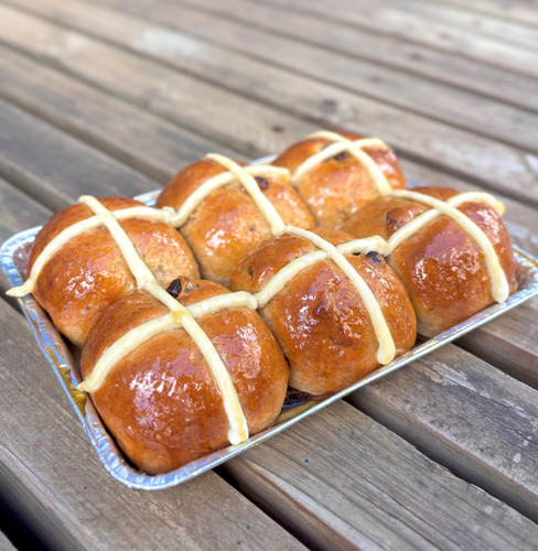 Hot Cross Buns 4 pack - PRE ORDER