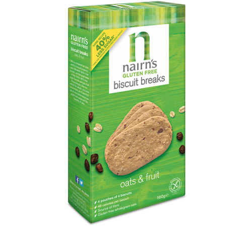 BISCUIT BREAKS - OAT & FRUIT - 160G