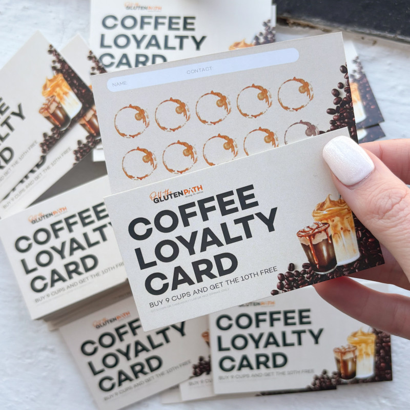 COFFEE LOYALTY CARDS
