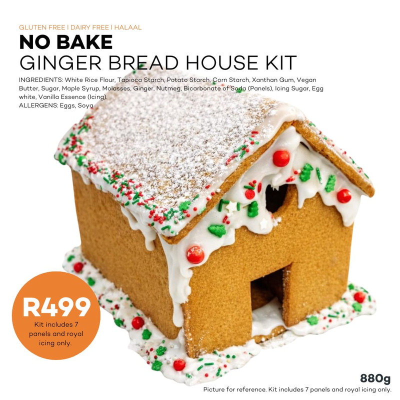 NO BAKE GINGER BREAD HOUSE KIT
