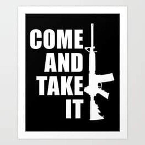 Come and Take It Vinyl Decal/Sticker