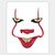 IT:  Pennywise Face 2 Color Vinyl Decal