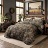 Realtree Max-7 3 Piece Camo Comforter Set, Comforter and 2 Pillow Shams - Queen Size, Side View