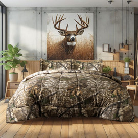 Realtree APX (7) Piece Comforter & Sheet Set - Full Size