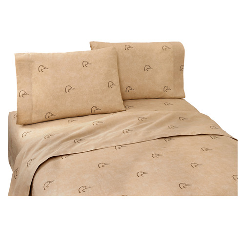 Ducks Unlimited Plaid Bed Sheets in Twin, Full, Queen King Sizes