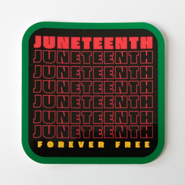 Juneteenth Square Sticker - Large