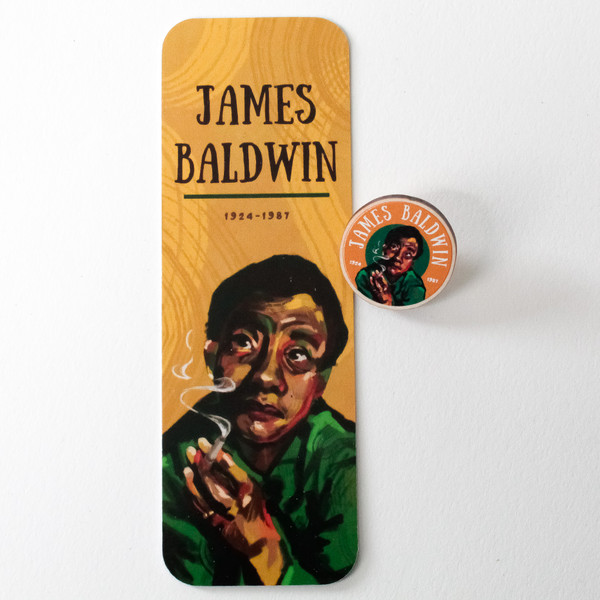 James Baldwin Bookmark-Pin Bundle