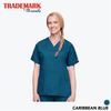 Women's V-Neck 2 Pocket Solid Scrub Top