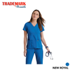 Women's Mock Wrap Scrub Top