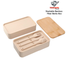 Stackable Bamboo Fiber Bento Box