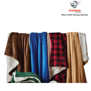 Alpine Fleece Micro Mink Sherpa Blanket