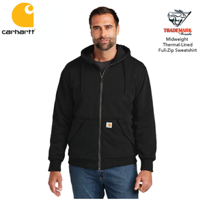 Carhartt Midweight Thermal-Lined Full-Zip Sweatshirt